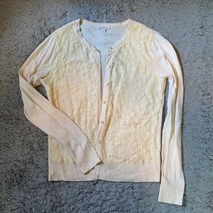 Merona Lace Front Cardigan